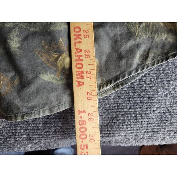 Vintage Woolrich Button Up Shirt Men Sz M Rare Deer Hunting Outdoor Workwear - Picture 2 of 7